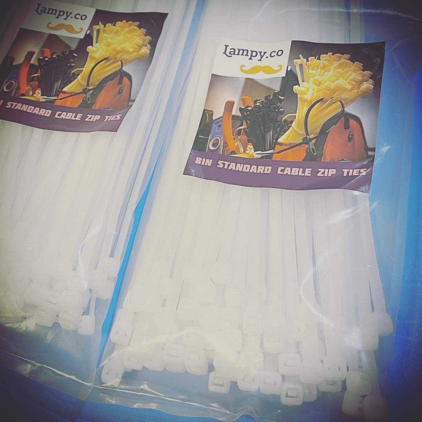 8” in. Nylon Zip ties
