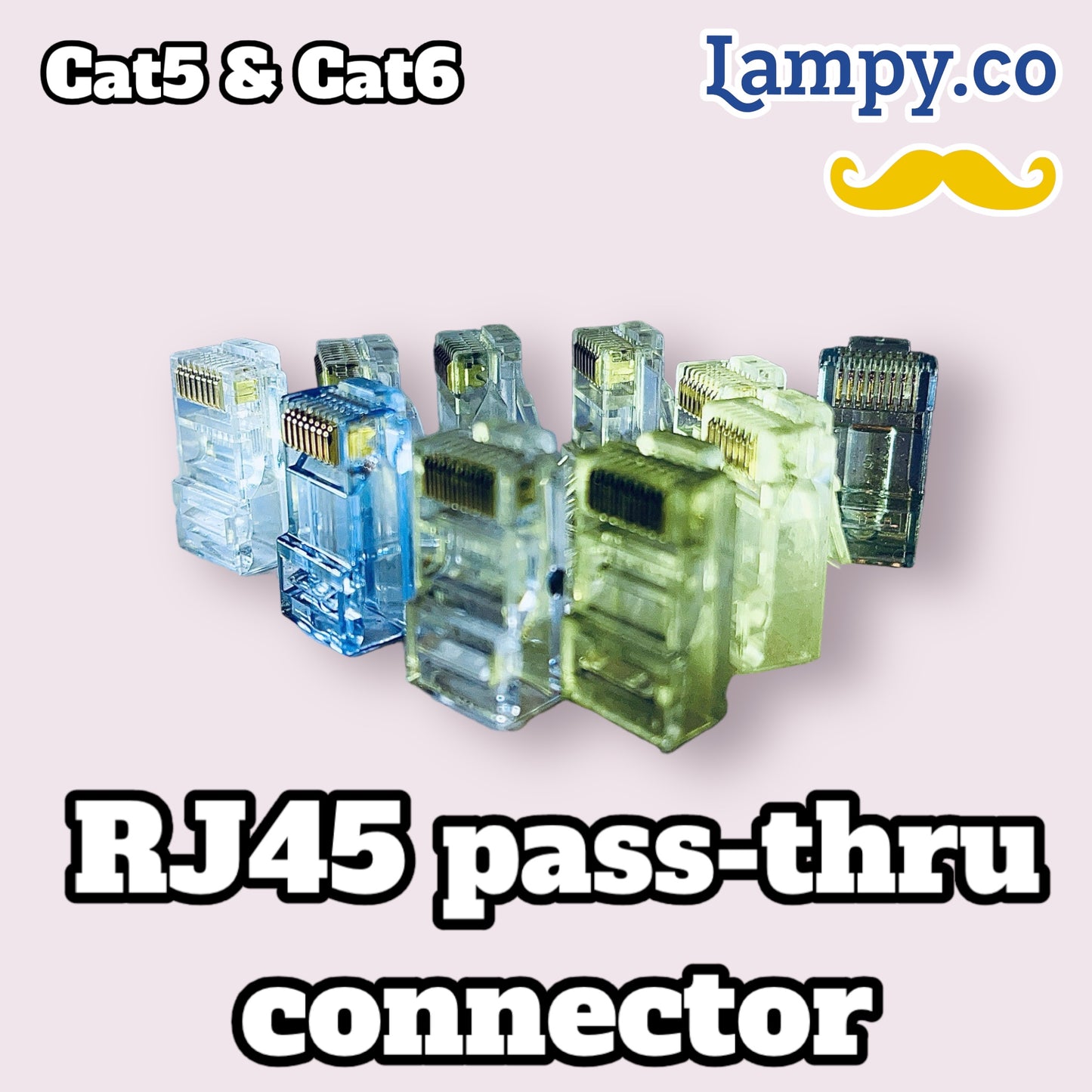 RJ-45 8-Position 8-Contact Category 5e Modular Plugs