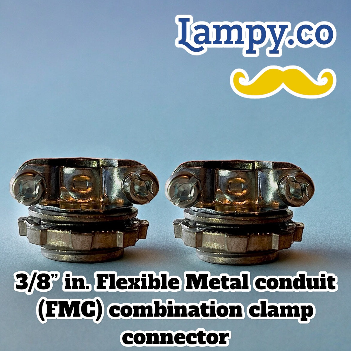 3/8”in. Flexible Metal Conduit (FMC) Combination Clamp Connector