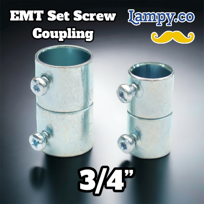 3/4” in. Electrical Metallic Tube (EMT) Set-Screw Coupling