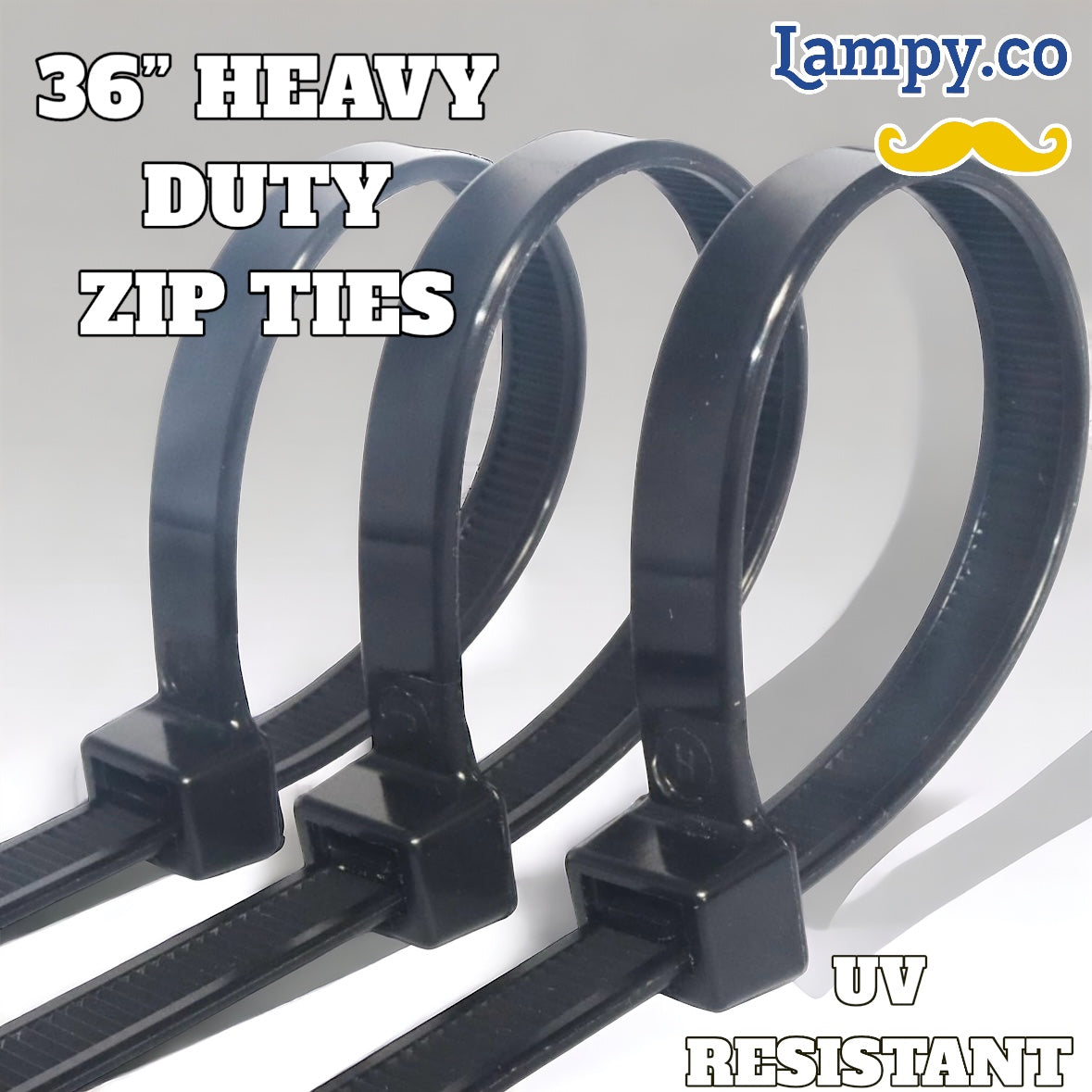 36” in. HEAVY DUTY ZIP TIES