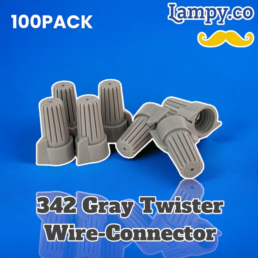 GRAY TWISTER WIRE-CONNECTOR (100-PACK)