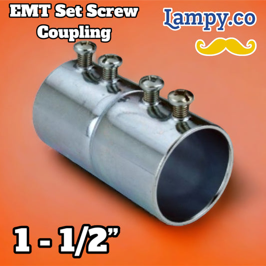 1-1/2” in. Electrical Metallic Tube (EMT) Set-Screw Coupling