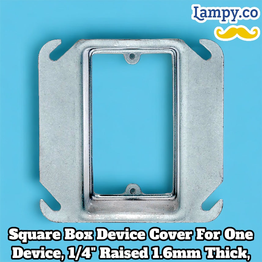 Emt single Gang Square Mud
Ring (MASTER BOX 100)QTY