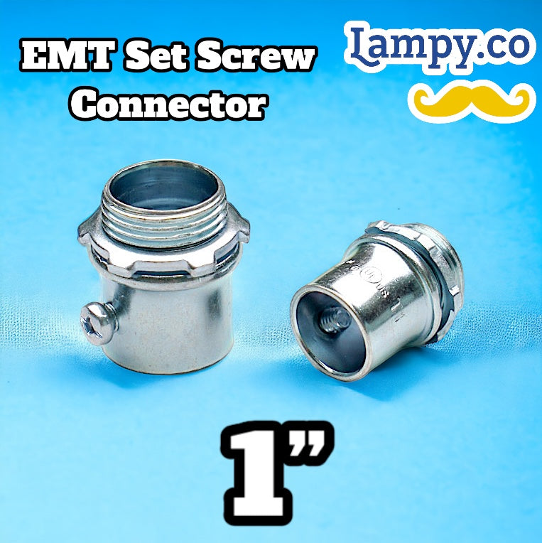 1” in. EMT Set Screw Connector