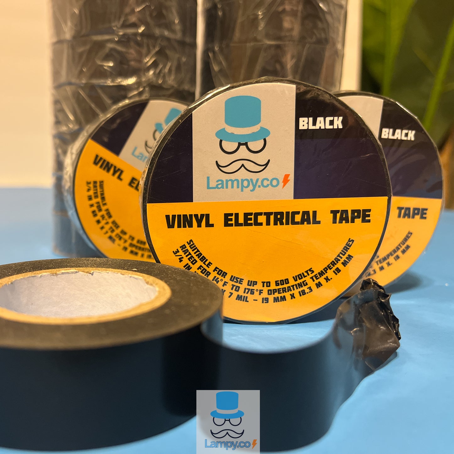 7 mil Vinyl Commercial electrical tape (10 - PACK)